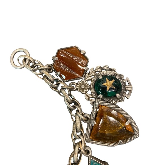 Vintage Charm Bracelet 7.5 Inch - Picture 6 of 6